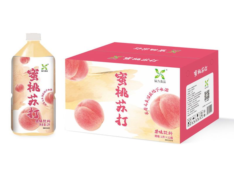 蜜桃苏打1L*12瓶
